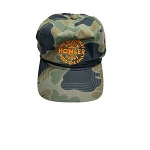 Howler Brothers Los Hermanos Circulo Camo Rope Hat Adjustable One Size Cap